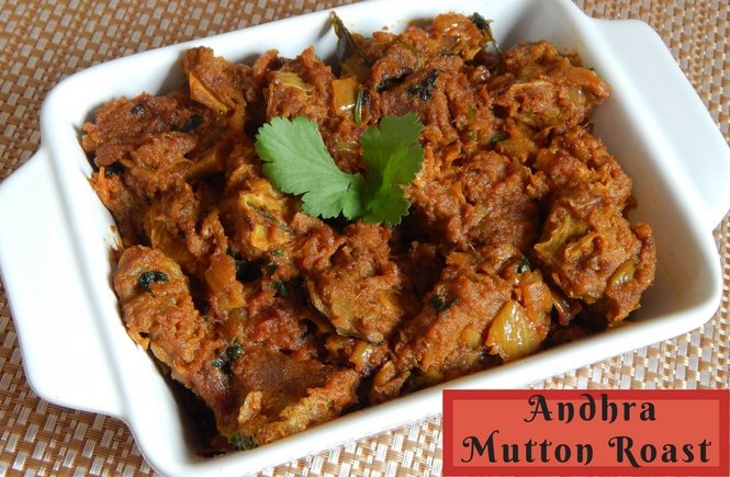 Andhra mutton roast