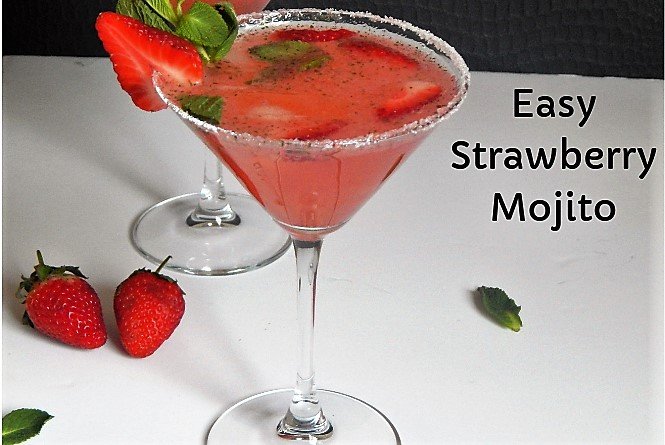 Easy Strawberry Mojito