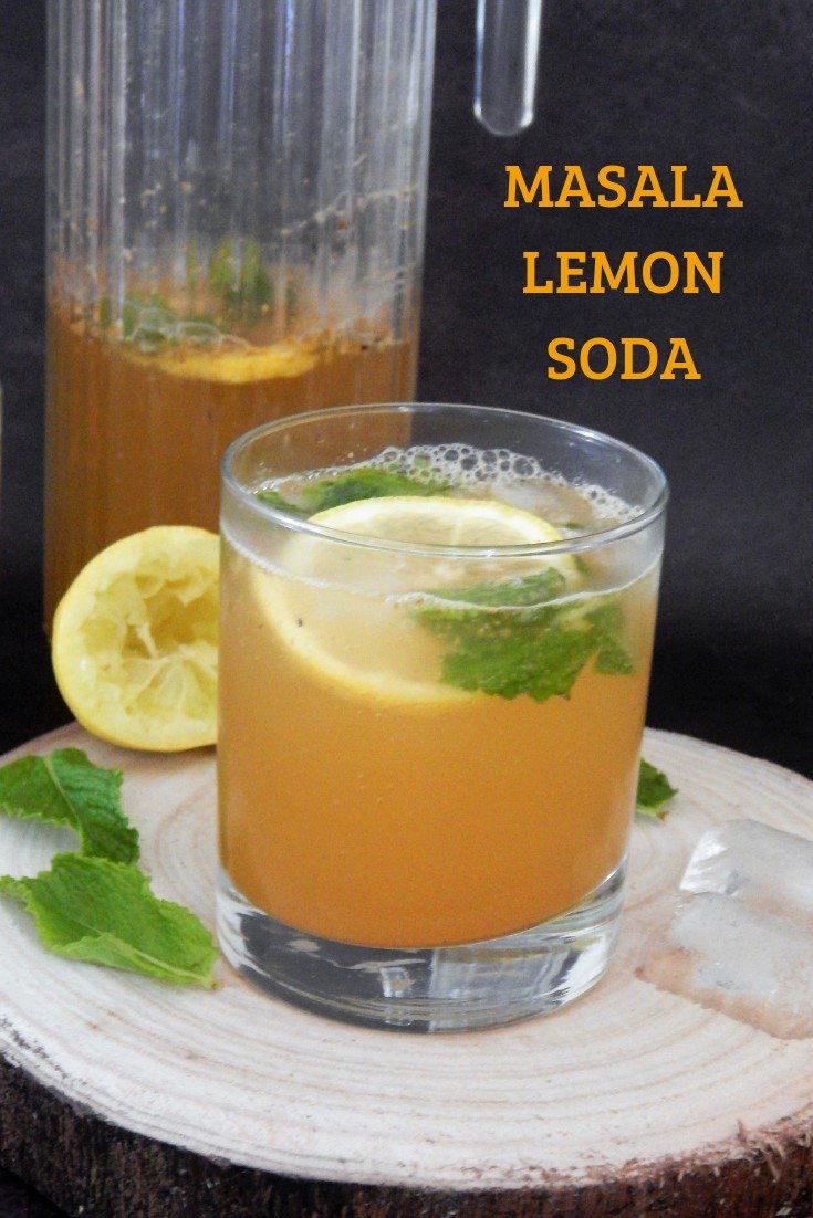 Easy Homemade Masala Lemon soda