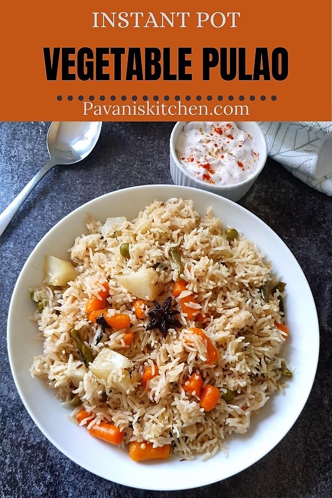 easy instant pot vegetable pulao