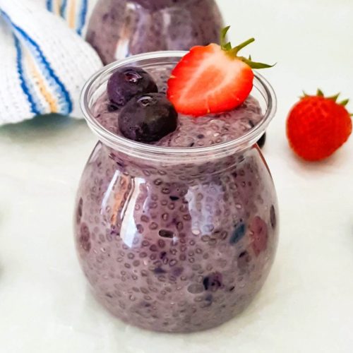 blueberry chia pudding