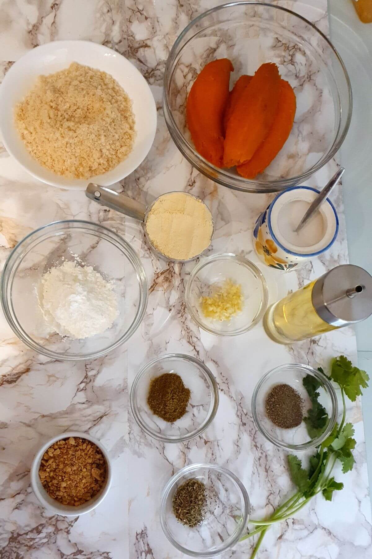ingredients for making patties