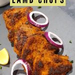 Indian masala lamb chops
