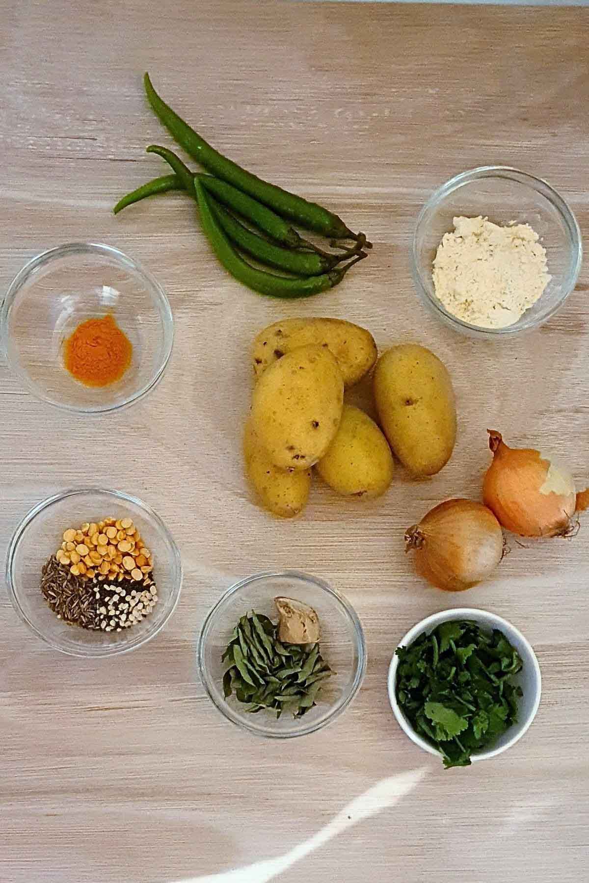 potato masala ingredients
